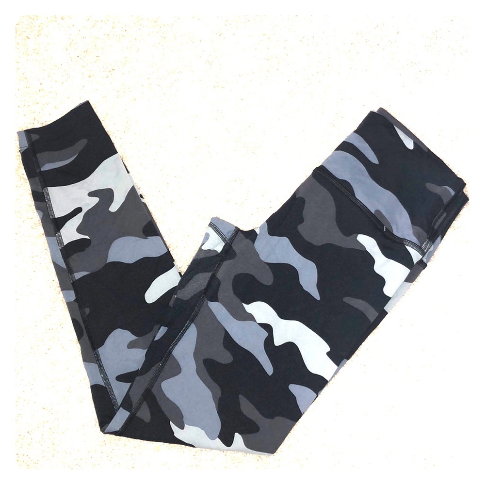 Pink Victoria Secret camouflage leggings